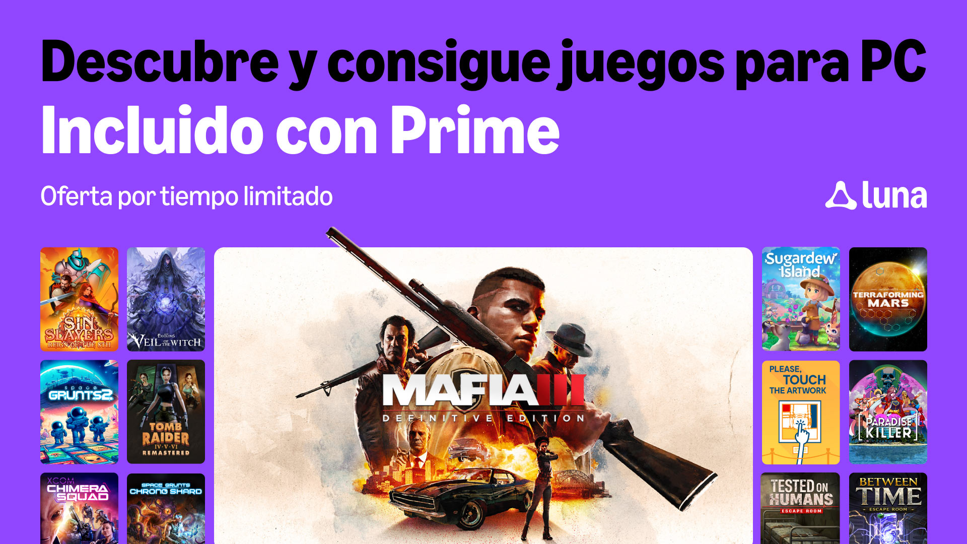 Portada de Ya conocemos los juegos de junio para los usuarios de Amazon Luna.