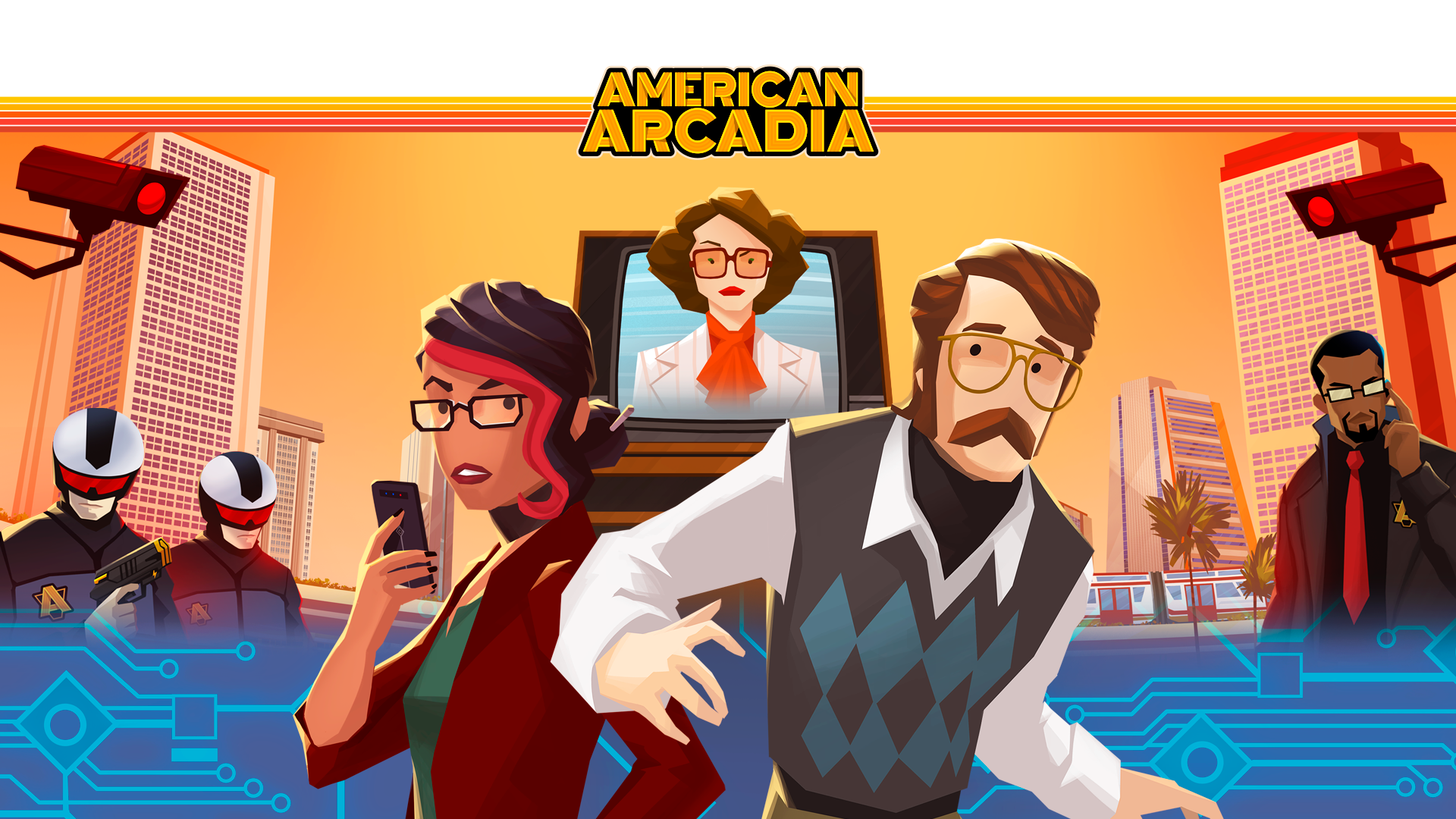 Portada de American Arcadia, una aventura corta repleta de carisma.