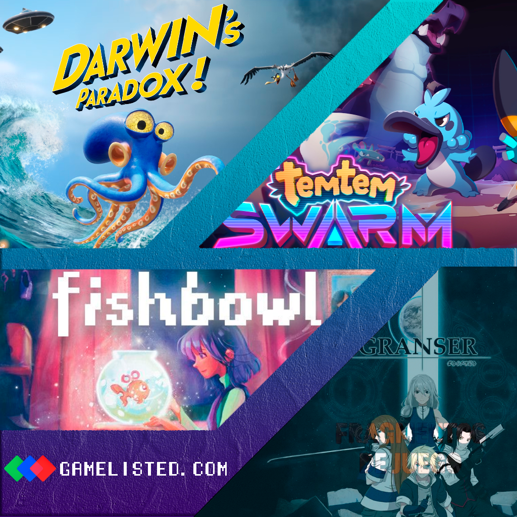 Portada de Los lanzamientos de la semana: Darwin’s Paradox, Temtem: Swarm, Fishbowl y Granser.